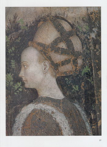 Портрет принцессы, фрагмент фрески Пизанелло «Святой Георгий, освобождающий принцессу»