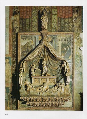 Гробница Николо Брендзони XV век в церкви Сан-Фермо-Маджоре в Вероне