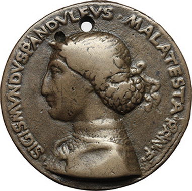 Монета с Сигизмундо Малатеста