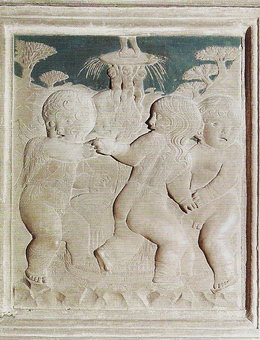 Барельефы ангелов в склепе Сигизмундо Пандольфо