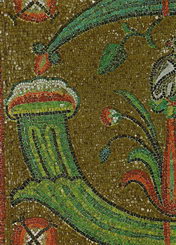Фрагменты мозаичного украшения триумфальной арки базилики Сан-Витале