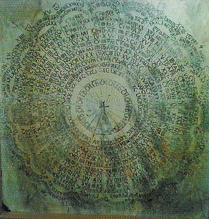Пасхальный календарь в зале ковчега, Архиепископский музей