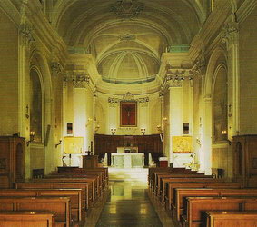Интерьер церкви Святого Франциска в Сан-Марино