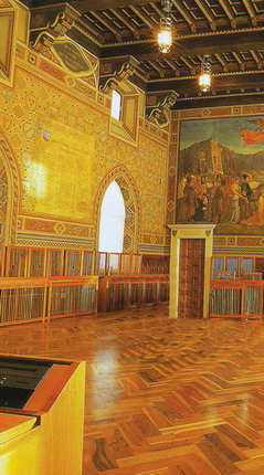 Зал Большого и Генерального Совета в Правительственном Дворце Сан-Марино