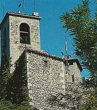 Первая крепость-замок Гуаита в Сан-Марино