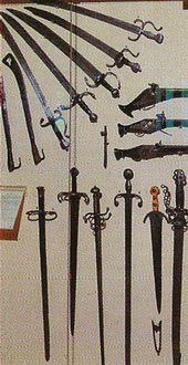 Сабли и пистолеты итальянского производства, 1575-1625 гг.