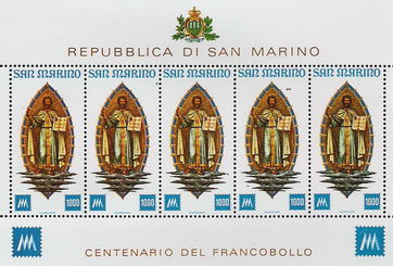 Современные почтовые марки Республики Сан-Марино