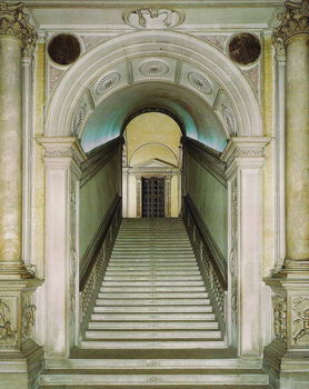 Большая лестница Скуолы Сан-Рокко, архитектор А.Скарпаньино