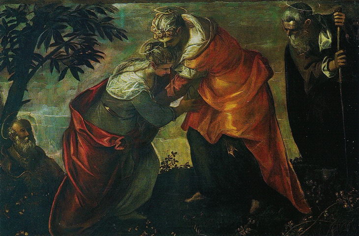Якопо Тинторетто «Встреча Марии и Елизаветы»