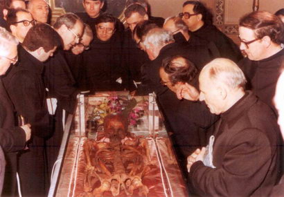 Выставление мощей Святого Антония Падуанского в 1981 году