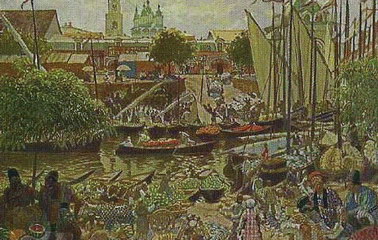 Б.М.Кустодиев. Астрахань. Б.М.Кустодиев. Астрахань.