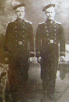 Портрет казака Самарцева с сослуживцем, 1914 год Портрет казака Самарцева с сослуживцем, 1914 год