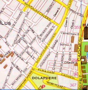 Карта Стамбула - Ферикёй, Куртулус, Османбей, Долапдере
