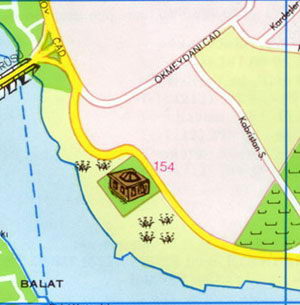Карта Стамбула - Балат, Фенер, залив Золотой рог, Хаскёй, Касымпаша, Чаршамба