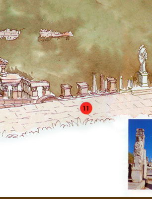 Карта Эфеса - проспект Куретов