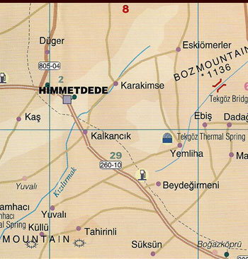 Карта Каппадокии - 