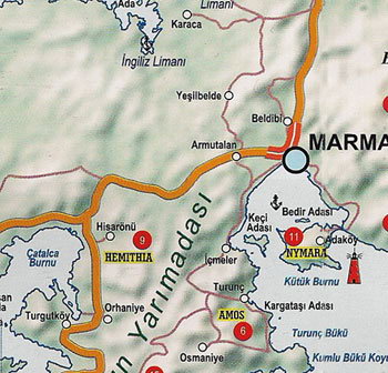 Карта Мармариса - 