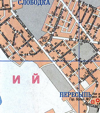 Карта Одессы