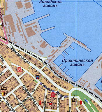 Карта районы Одессы