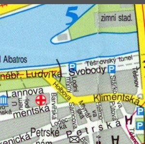 Карта Праги - Исторический центр Праги, Гаштал, Нове Место, Старе Место