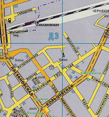 Карта Воронежа
