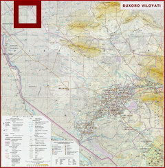 Карта Бухарской области Карта Бухарской области