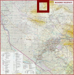 Карта Бухарской области Карта Бухарской области