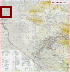 Карта Бухарской области Карта Бухарской области