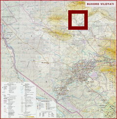 Карта Бухарской области Карта Бухарской области