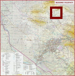 Карта Бухарской области Карта Бухарской области