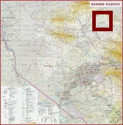 Карта Бухарской области Карта Бухарской области