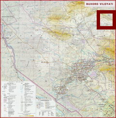 Карта Бухарской области Карта Бухарской области
