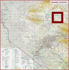 Карта Бухарской области Карта Бухарской области
