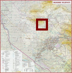 Карта Бухарской области Карта Бухарской области