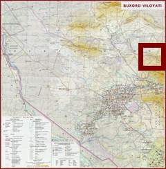 Карта Бухарской области Карта Бухарской области