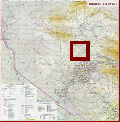 Карта Бухарской области Карта Бухарской области