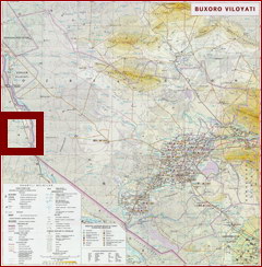 Карта Бухарской области Карта Бухарской области