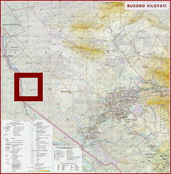Карта Бухарской области Карта Бухарской области