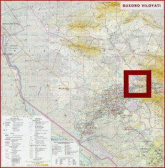 Карта Бухарской области Карта Бухарской области