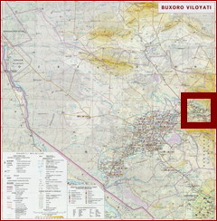 Карта Бухарской области Карта Бухарской области
