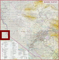 Карта Бухарской области Карта Бухарской области