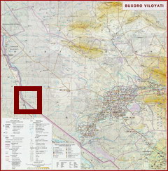 Карта Бухарской области Карта Бухарской области