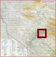 Карта Бухарской области Карта Бухарской области