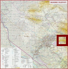 Карта Бухарской области Карта Бухарской области