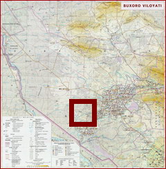 Карта Бухарской области Карта Бухарской области