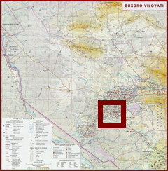 Карта Бухарской области Карта Бухарской области