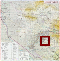 Карта Бухарской области Карта Бухарской области