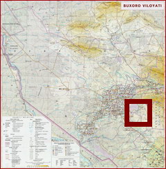 Карта Бухарской области Карта Бухарской области