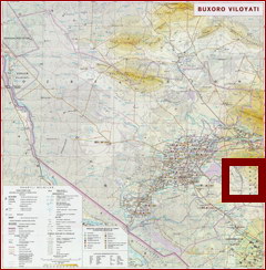 Карта Бухарской области Карта Бухарской области