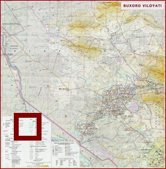Карта Бухарской области Карта Бухарской области